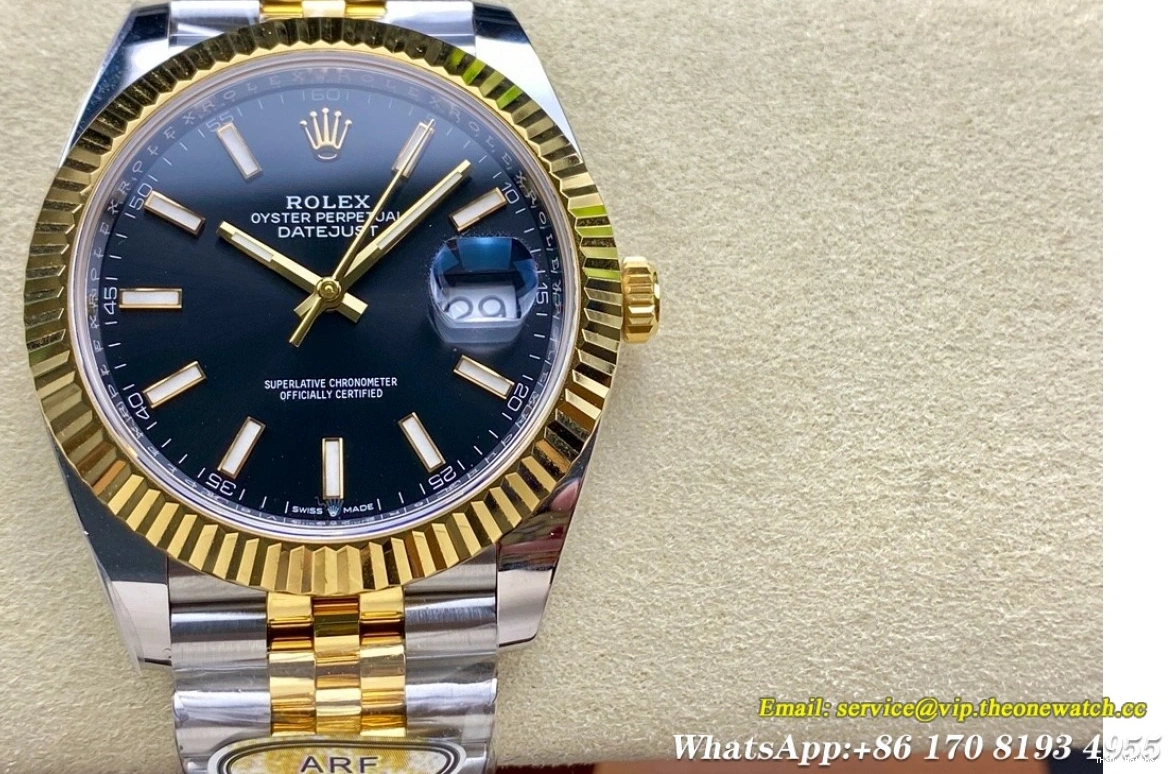 Jub Stk Black Heavy YG 126333 Datejust ARF SH3235(Tungsten SS 41mm Version) 0118